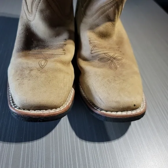 SMOKY MOUNTAIN BOOTS Kids Pueblo Dark Crazy Horse Western Boots (3520Y) Size 4.5