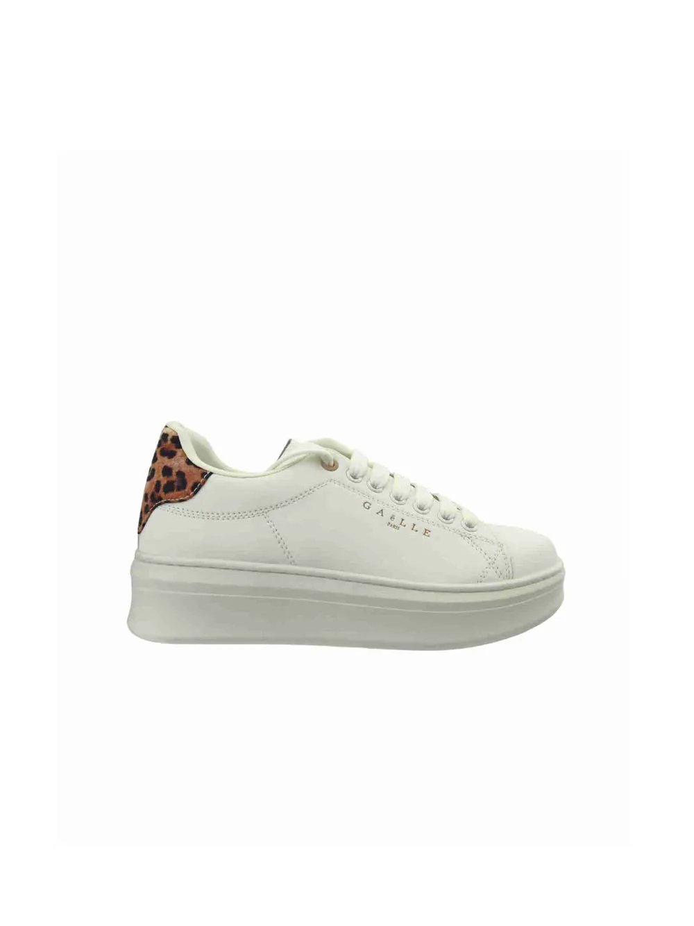 Sneakers Addict Con Tallone Stampa All Over E Logo Stampato Su Tomaia - Maculato Beige