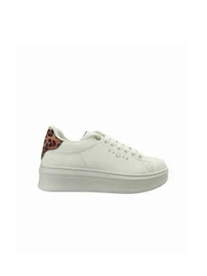 Sneakers Addict Con Tallone Stampa All Over E Logo Stampato Su Tomaia - Maculato Beige