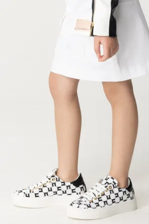 Sneakers con Logo All-over