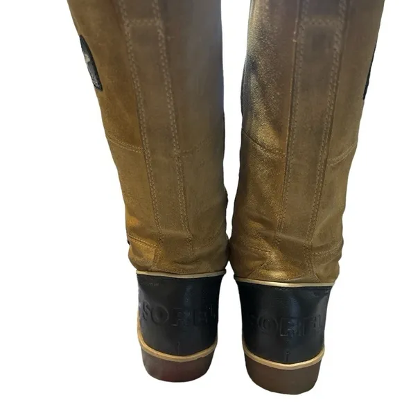 SOREL Tivoli High II Winter Snow Boots Waterproof Sz  8 mTan Lace Up