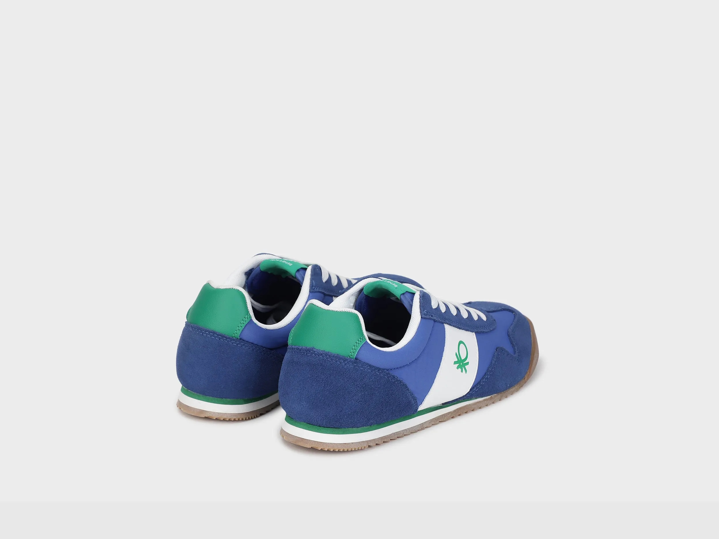 Suede Color Block Sneakers
