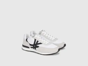 Suede Color Block Sneakers