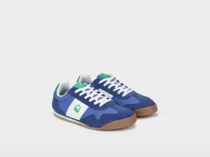 Suede Color Block Sneakers