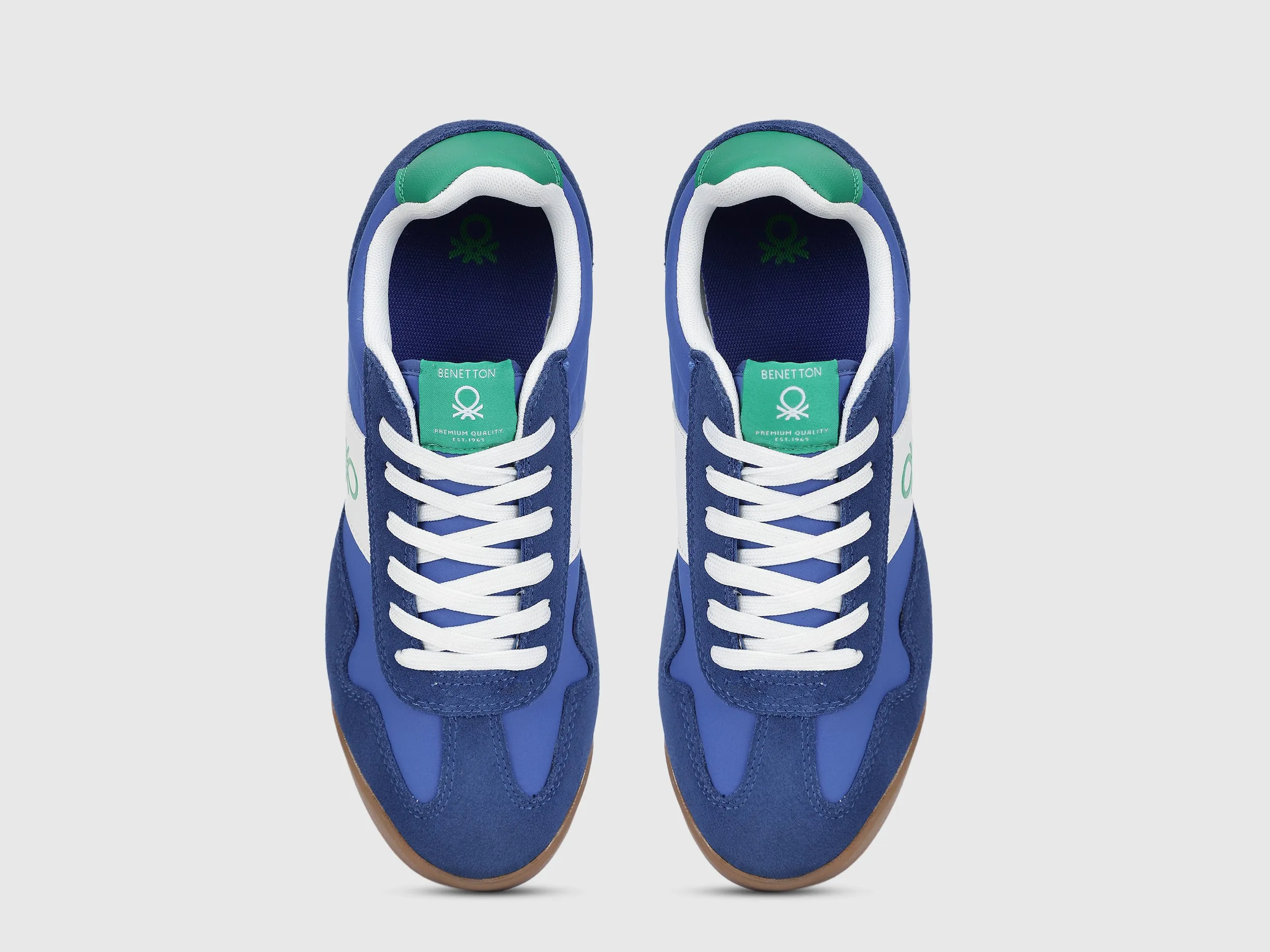 Suede Color Block Sneakers