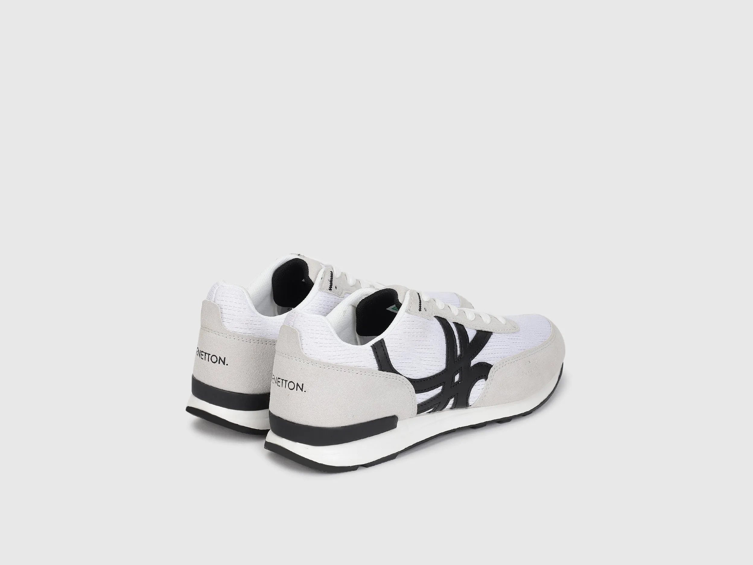 Suede Color Block Sneakers