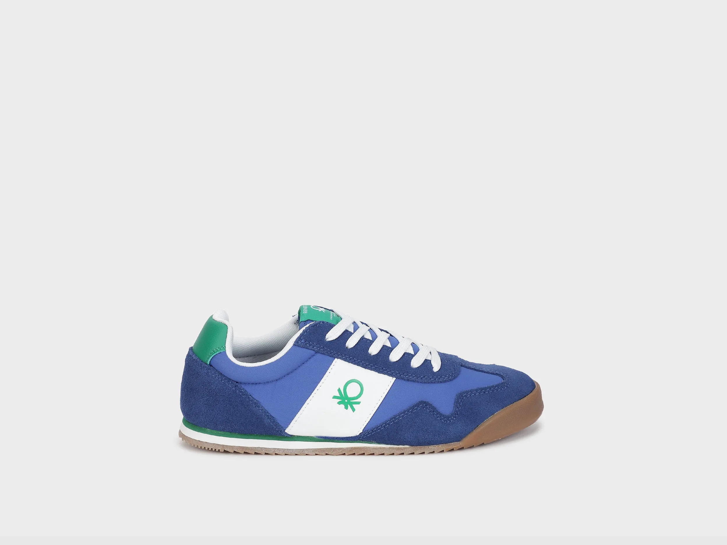 Suede Color Block Sneakers