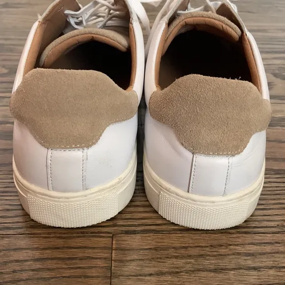 Supply Lab White Leather Men's Sneakers