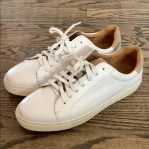 Supply Lab White Leather Men's Sneakers