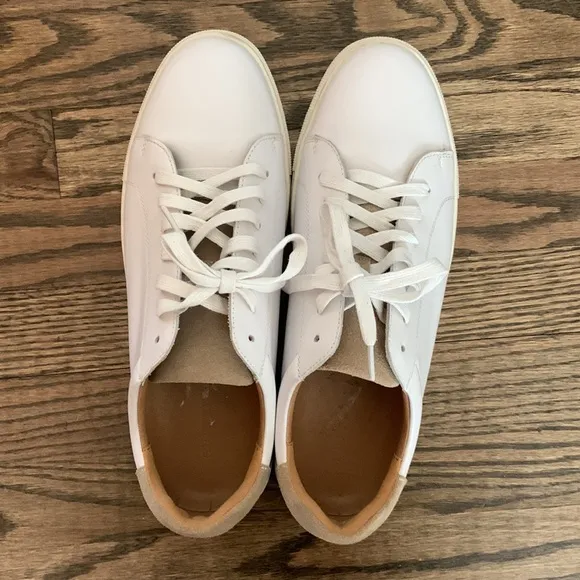 Supply Lab White Leather Men's Sneakers