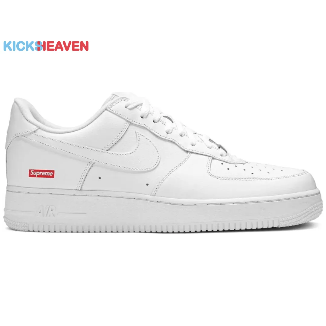 Supreme x Nike Air Force 1 Low 'Box Logo - White'