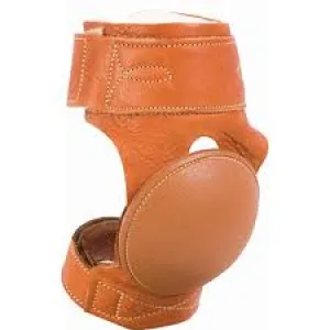 TKSP750 Skid Boots Leather-Velcro