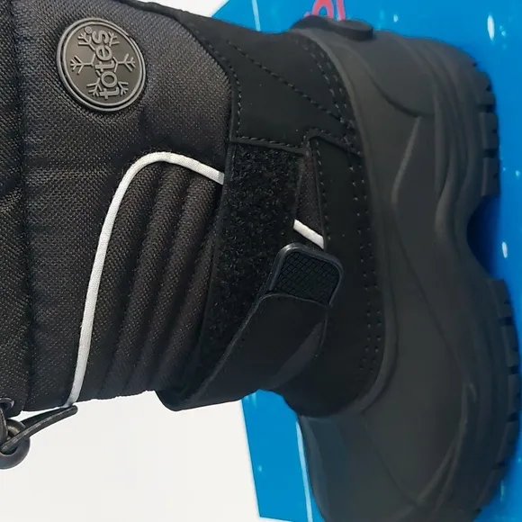 Totes Taelor toddlers Boys waterprof winter boots black size 11