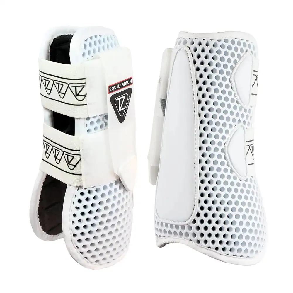 Tri-Zone Open Tendon Sports Boots White
