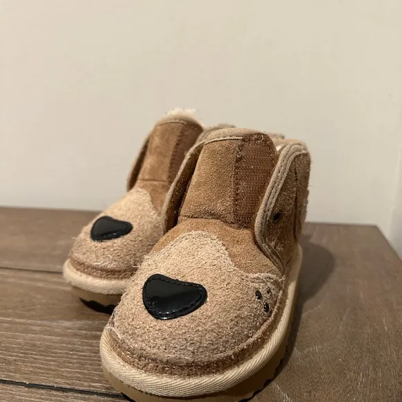 UGG Happee Neumel Chukka Bear Puppy Unisex Toddler Boots size 7