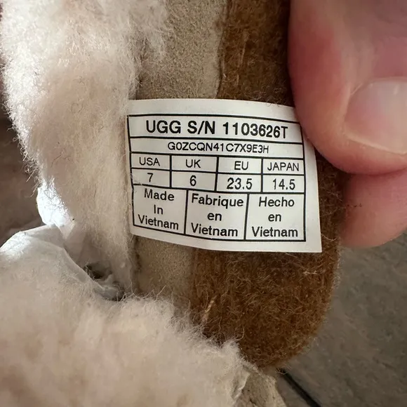 UGG Happee Neumel Chukka Bear Puppy Unisex Toddler Boots size 7