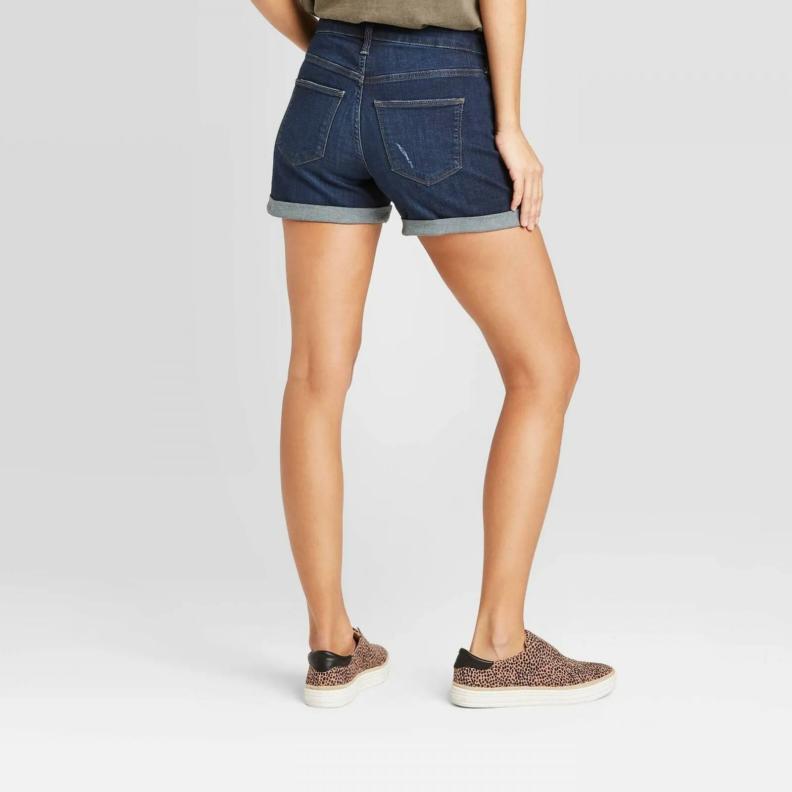 Universal Thread Women's High-Rise Distressed Jean Shorts