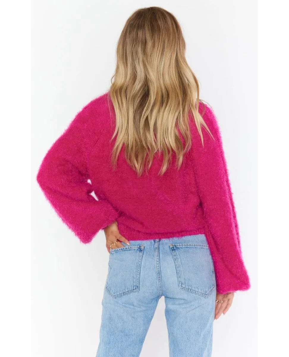 Vienna Hot Pink Knit Sweater