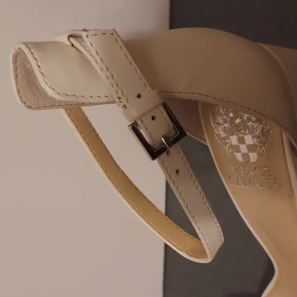 Vince Camuto Sandals Cream high heel ankle strap size 7