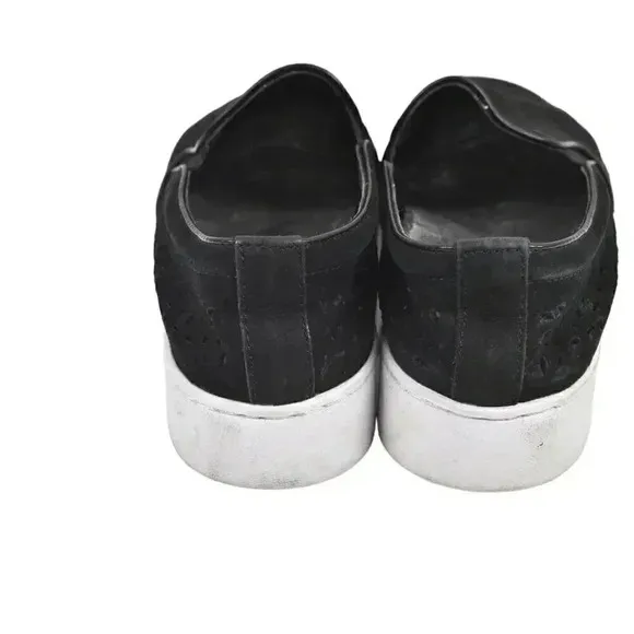 Vionic Splendid Midi Perf Slip-on Sneakers Leather Orthotic Arch Support Size 6