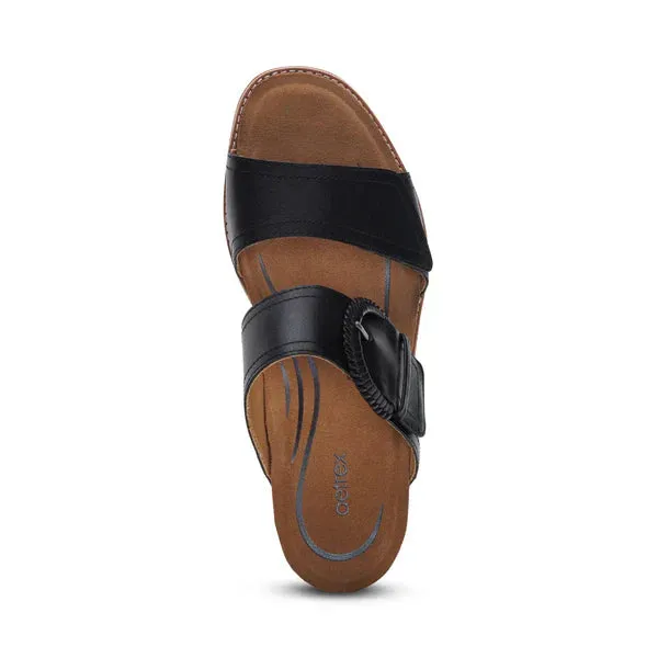 WOMEN'S AETREX TATIANA ARCH SUPPORT HEEL | BLACK