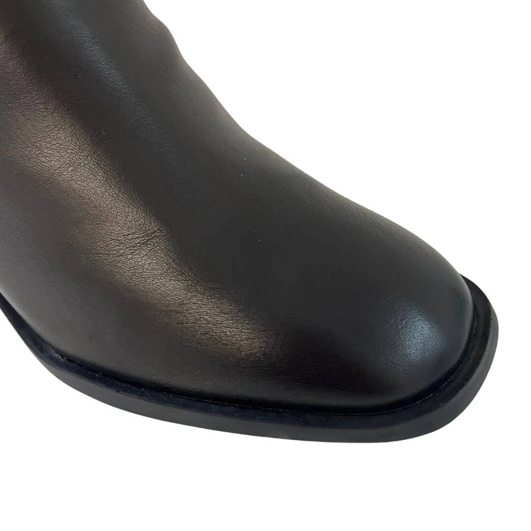 XTI Black Long Length Boots